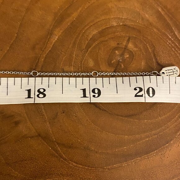 RETIRED James Avery Faith Horizon Bar Necklace, Sterling Silver - Picture 2 of 3